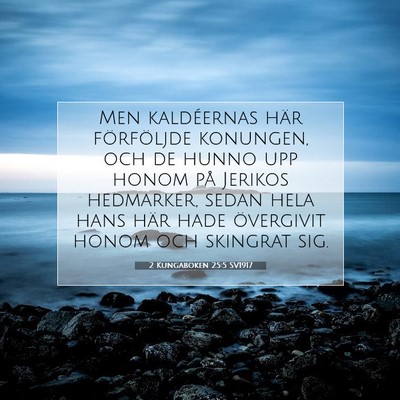 2 Kungaboken 25:5 Bibelvers Förklarad