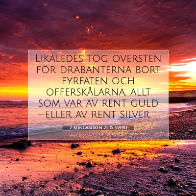 2 Kungaboken 25:15 Bibelvers Förklarad