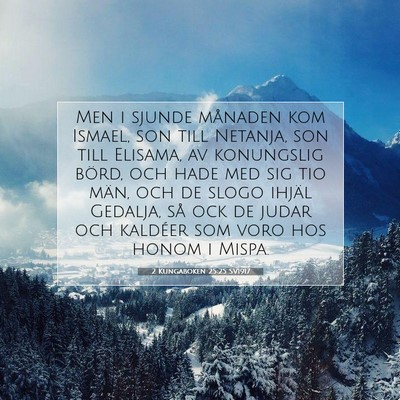 2 Kungaboken 25:25 SV1917 Bild av bibelvers