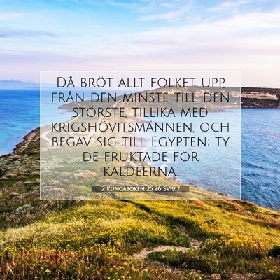 2 Kungaboken 25:26 Bibelvers Förklarad