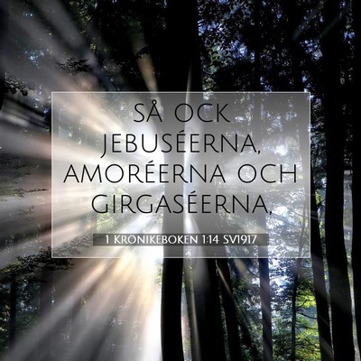 1 Krönikeboken 1:14 Bibelvers Förklarad
