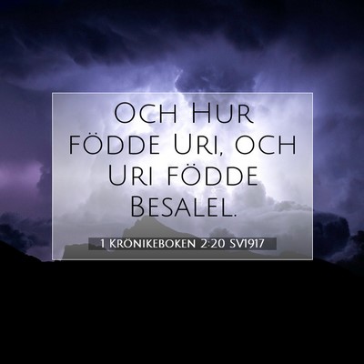 1 Krönikeboken 2:20 Bibelvers Förklarad