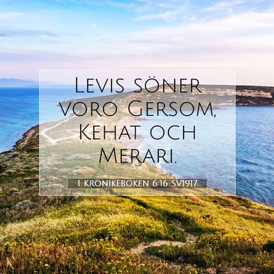 1 Krönikeboken 6:16 SV1917 Bild av bibelvers