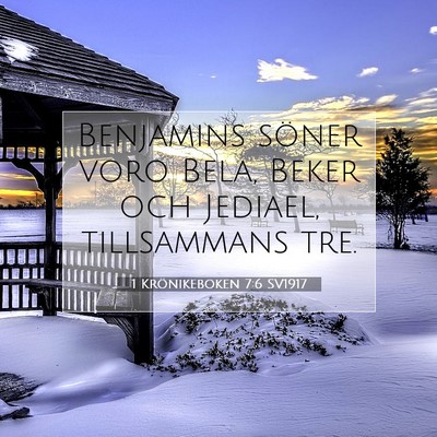 1 Krönikeboken 7:6 Bibelvers Förklarad