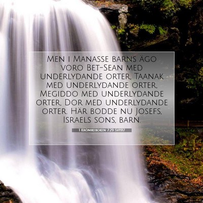 1 Krönikeboken 7:29 Bibelvers Förklarad