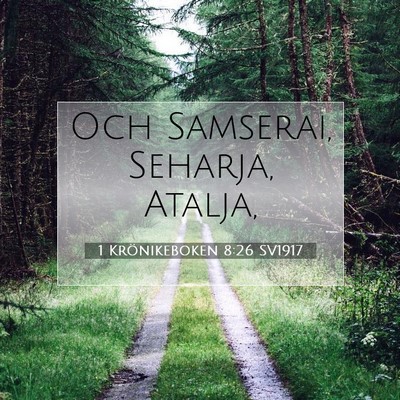 1 Krönikeboken 8:26 Bibelvers Förklarad
