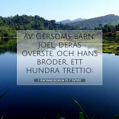 1 Krönikeboken 15:7 Bibelvers Förklarad