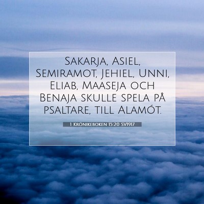 1 Krönikeboken 15:20 Bibelvers Förklarad