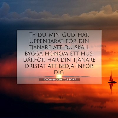 1 Krönikeboken 17:25 Bibelvers Förklarad