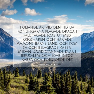 1 Krönikeboken 20:1 Bibelvers Förklarad