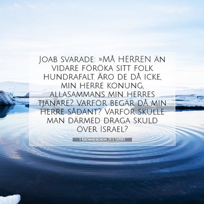 1 Krönikeboken 21:3 Bibelvers Förklarad