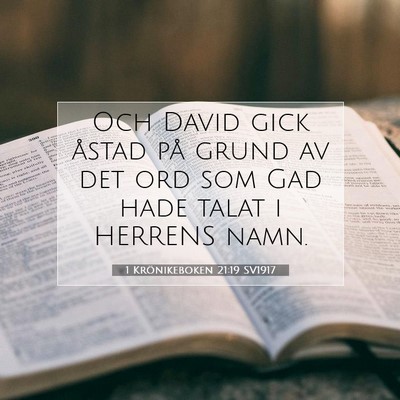 1 Krönikeboken 21:19 Bibelvers Förklarad