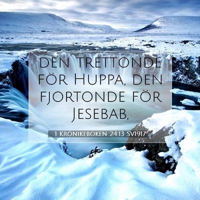 1 Krönikeboken 24:13 Bibelvers Förklarad