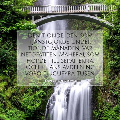 1 Krönikeboken 27:13 Bibelvers Förklarad