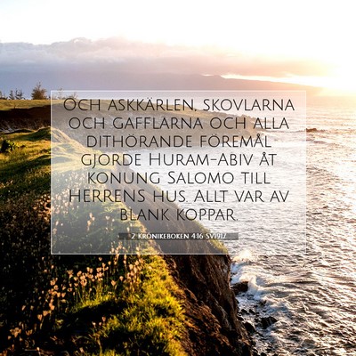 2 Krönikeboken 4:16 Bibelvers Förklarad