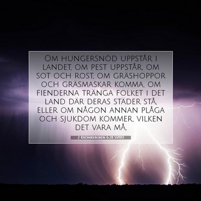 2 Krönikeboken 6:28 Bibelvers Förklarad