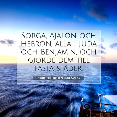 2 Krönikeboken 11:10 Bibelvers Förklarad