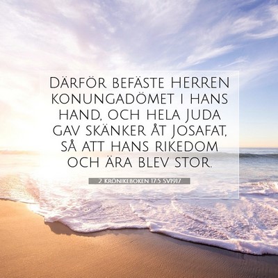 2 Krönikeboken 17:5 Bibelvers Förklarad