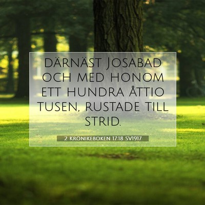 2 Krönikeboken 17:18 Bibelvers Förklarad
