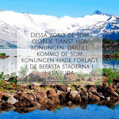 2 Krönikeboken 17:19 Bibelvers Förklarad