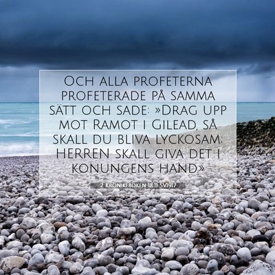 2 Krönikeboken 18:11 Bibelvers Förklarad