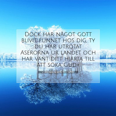 2 Krönikeboken 19:3 SV1917 Bild av bibelvers