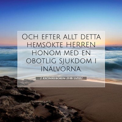 2 Krönikeboken 21:18 Bibelvers Förklarad