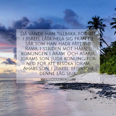 2 Krönikeboken 22:6 SV1917 Bild av bibelvers