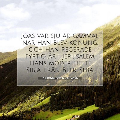 2 Krönikeboken 24:1 Bibelvers Förklarad