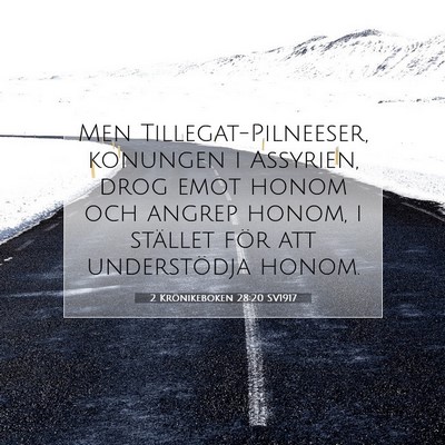2 Krönikeboken 28:20 Bibelvers Förklarad