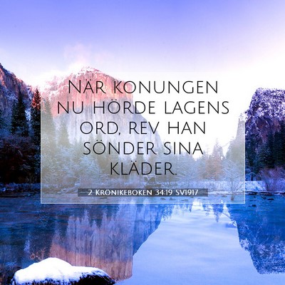 2 Krönikeboken 34:19 Bibelvers Förklarad