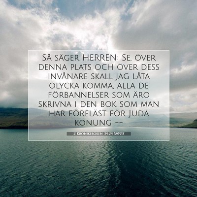 2 Krönikeboken 34:24 Bibelvers Förklarad