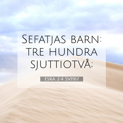 Esra 2:4 Bibelvers Förklarad
