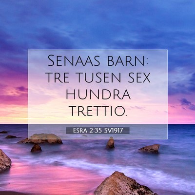Esra 2:35 Bibelvers Förklarad