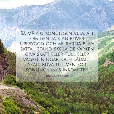 Esra 4:13 Bibelvers Förklarad