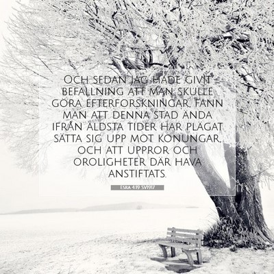 Esra 4:19 Bibelvers Förklarad