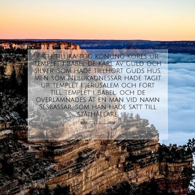 Esra 5:14 Bibelvers Förklarad