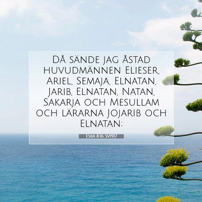 Esra 8:16 Bibelvers Förklarad