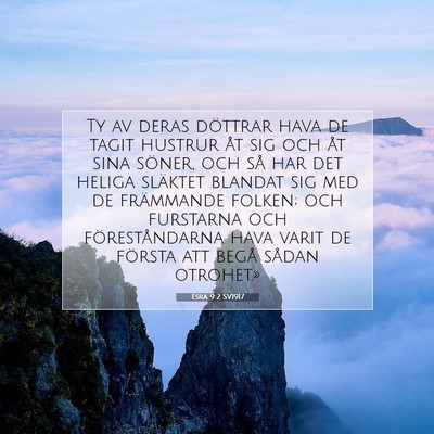 Esra 9:2 SV1917 Bild av bibelvers