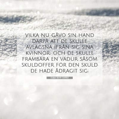 Esra 10:19 Bibelvers Förklarad