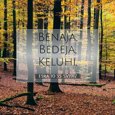 Esra 10:35 Bibelvers Förklarad