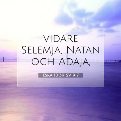 Esra 10:39 Bibelvers Förklarad