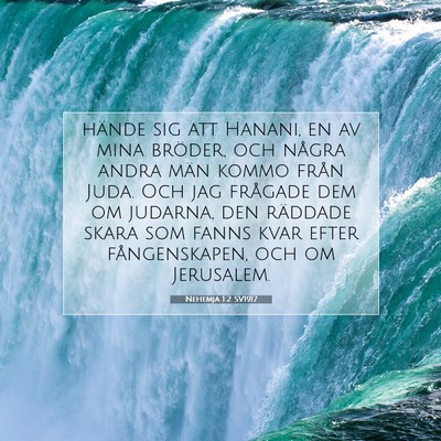 Nehemja 1:2 Bibelvers Förklarad