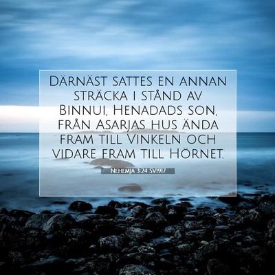 Nehemja 3:24 Bibelvers Förklarad