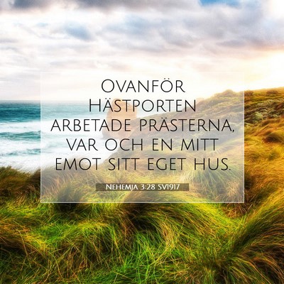 Nehemja 3:28 Bibelvers Förklarad