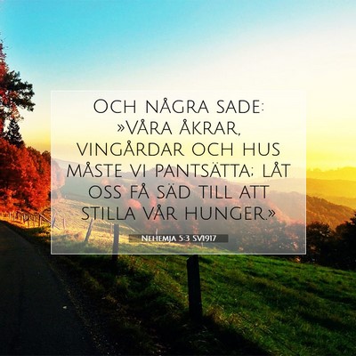 Nehemja 5:3 Bibelvers Förklarad