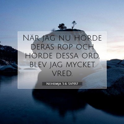 Nehemja 5:6 Bibelvers Förklarad