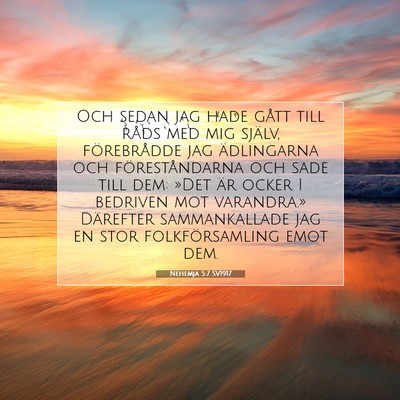 Nehemja 5:7 SV1917 Bild av bibelvers