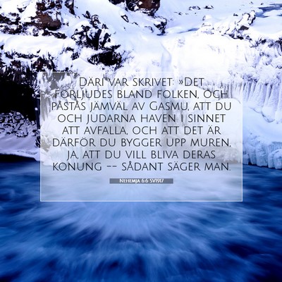 Nehemja 6:6 Bibelvers Förklarad