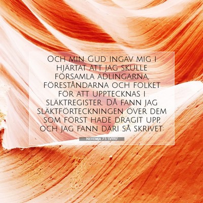 Nehemja 7:5 Bibelvers Förklarad